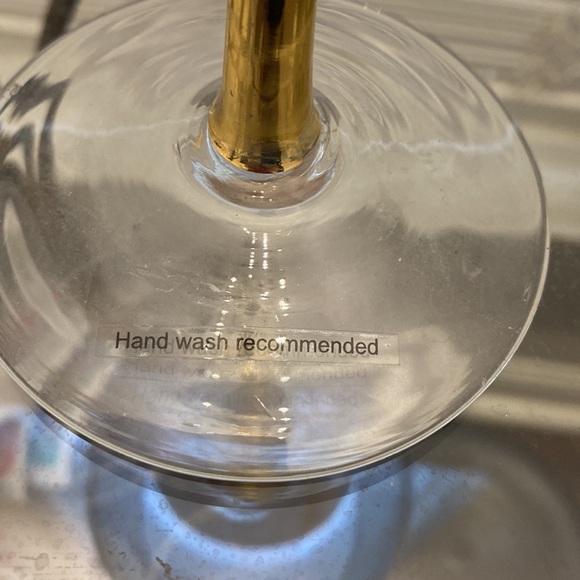 Gold stem glassware - Picture 7 of 9